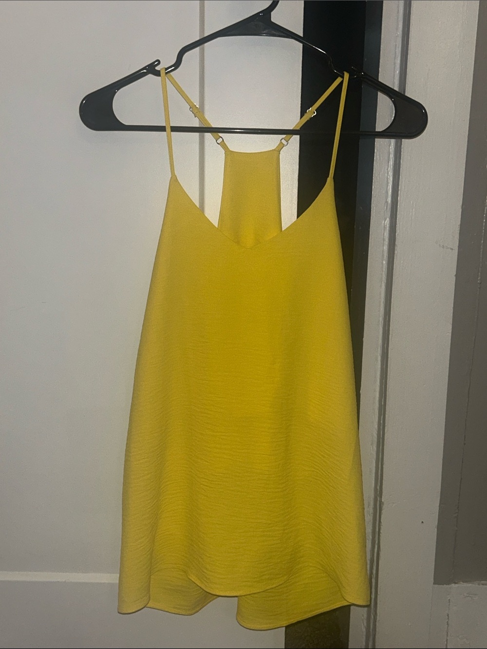 NWOT Zenana Racerback Tank Yellow- Small
